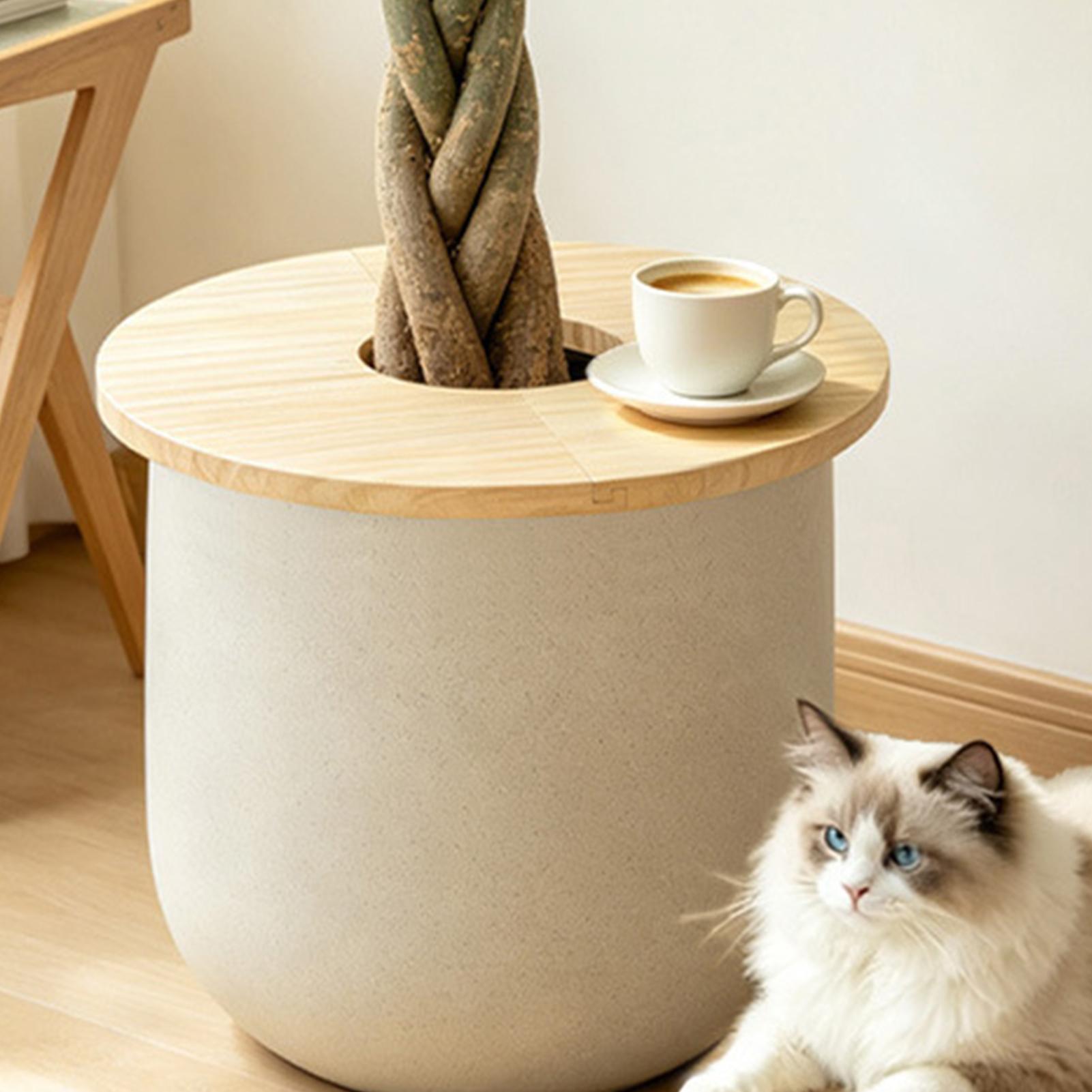 Indoor Herb Garden - Flower Pot Covers Wooden Split Planter