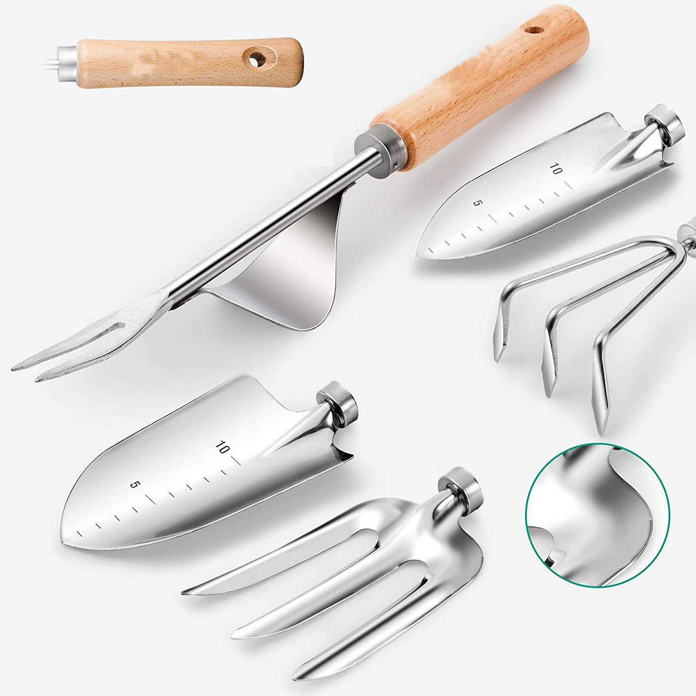 9-Piece Gardening Tool With He - Garden Gloves ulasan dan harga
