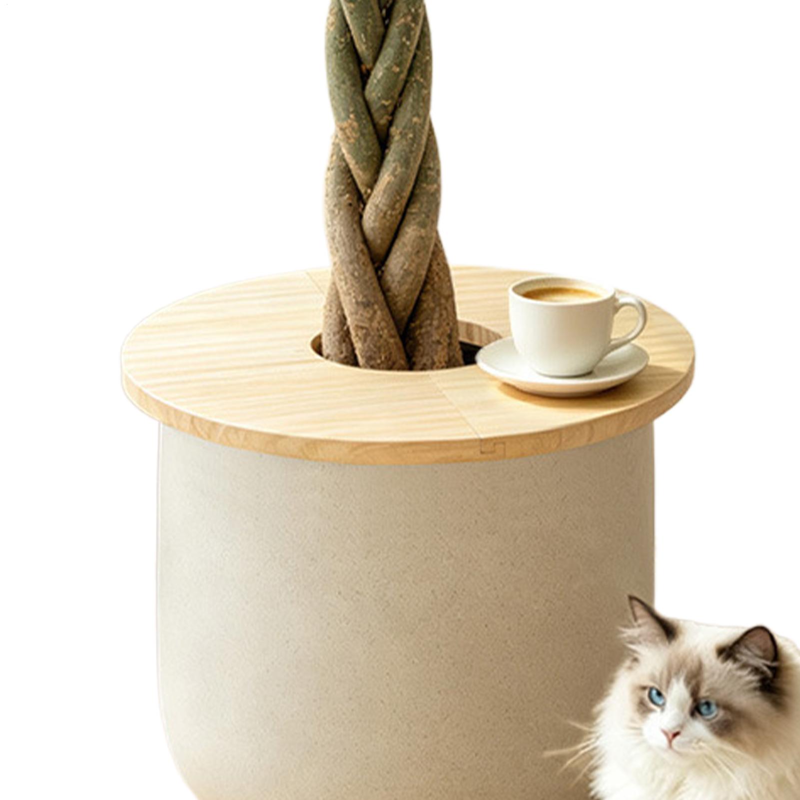 Flower Pot Covers Wooden Split - Indoor Herb Garden ulasan dan harga