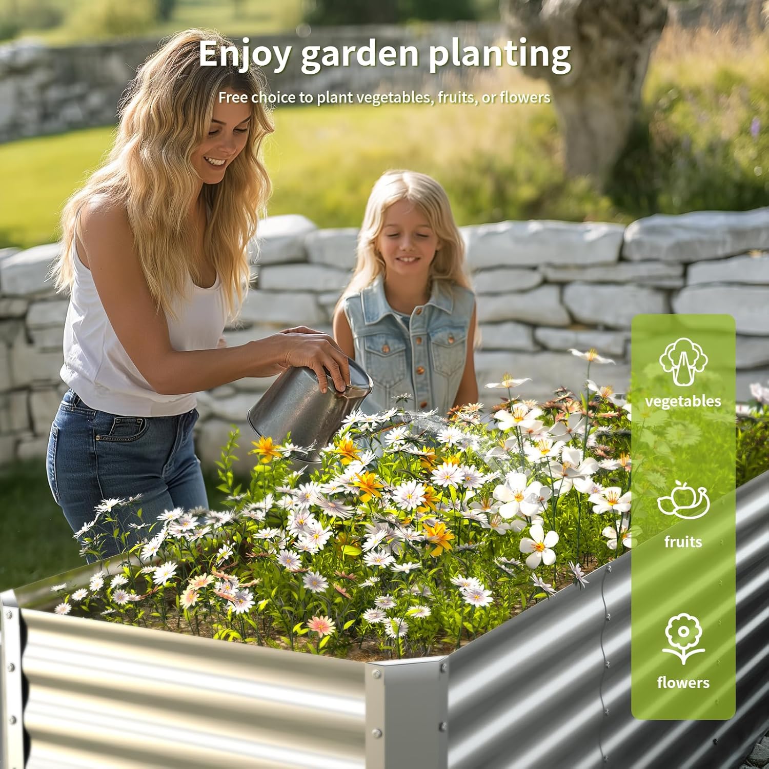 Outdoor Galvanized Raised Gard - Raised Garden Bed ulasan dan harga
