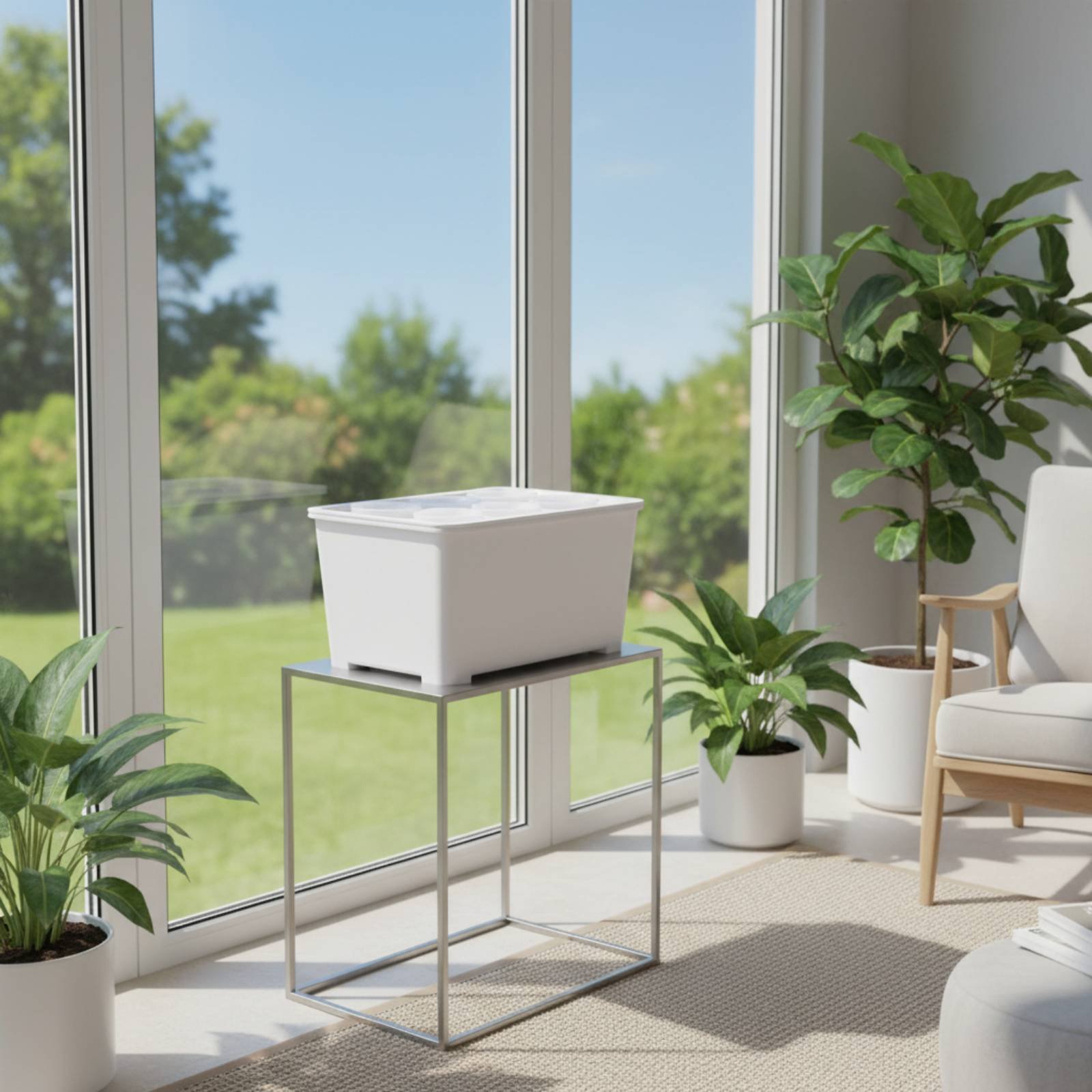 Hydroponic Planting Box Sunlig - Hydroponic Kit ulasan dan harga