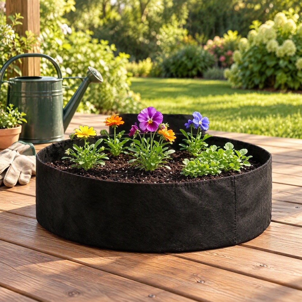 Large Circular Felt Planting B - Grow Bag ulasan dan harga