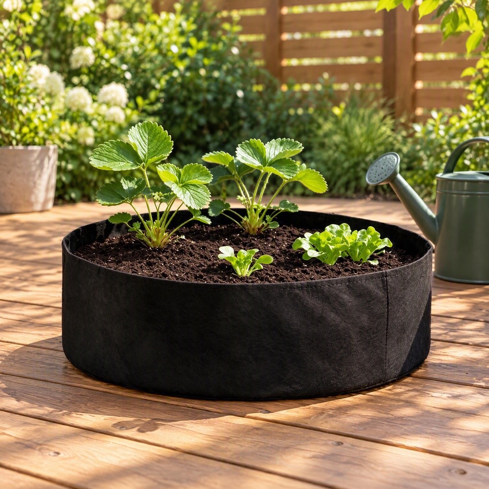 Large Circular Felt Planting B - Grow Bag ulasan dan harga