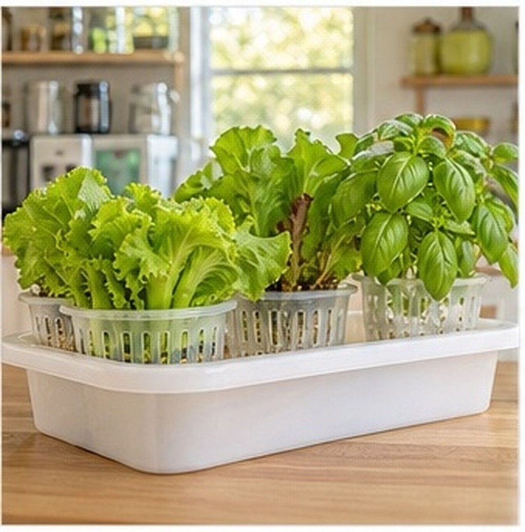 4Pcs Hydroponic Vegetable Cult - Plant Pot ulasan dan harga