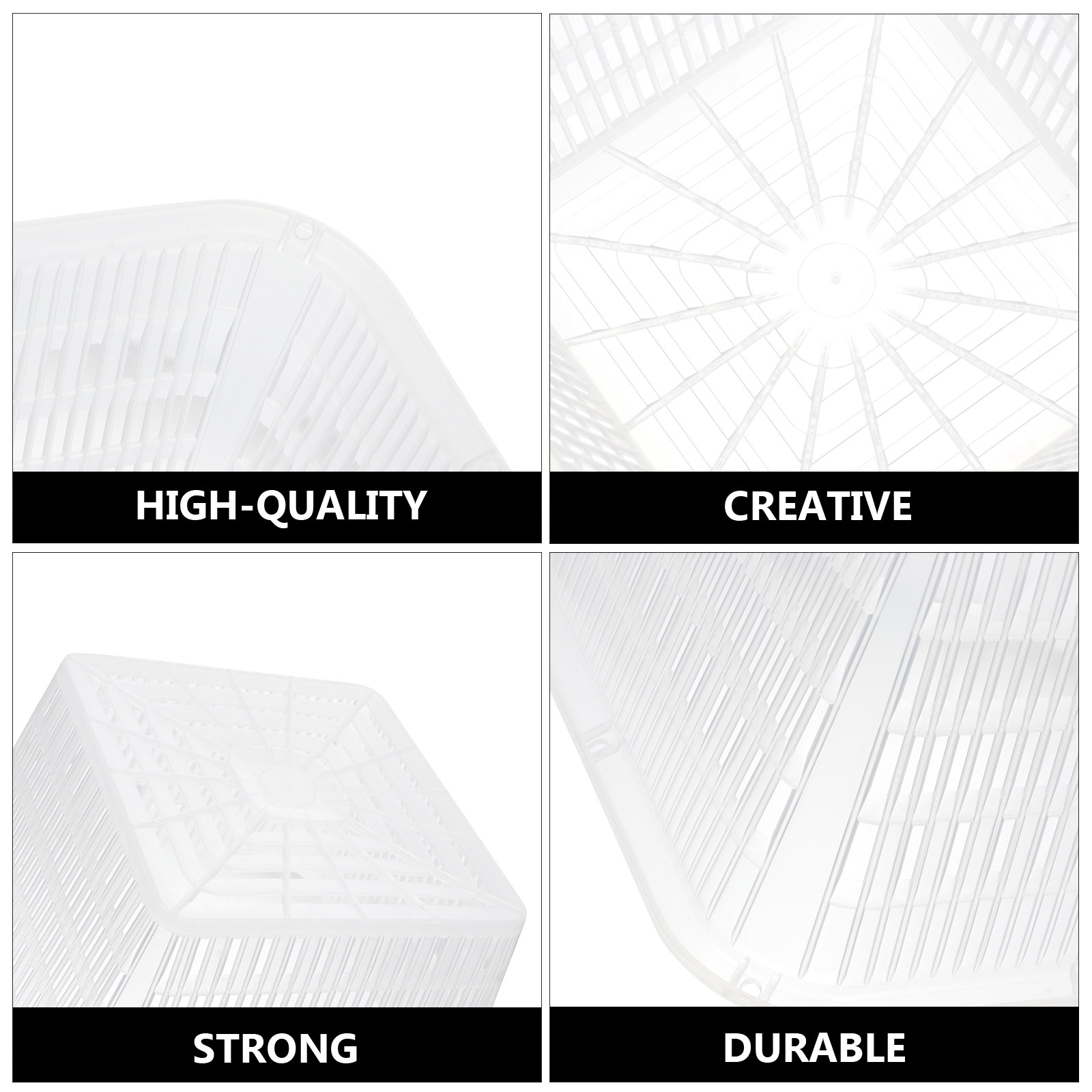 6Pcs Square Mesh Hydroponic Pl - Plant Pot ulasan dan harga