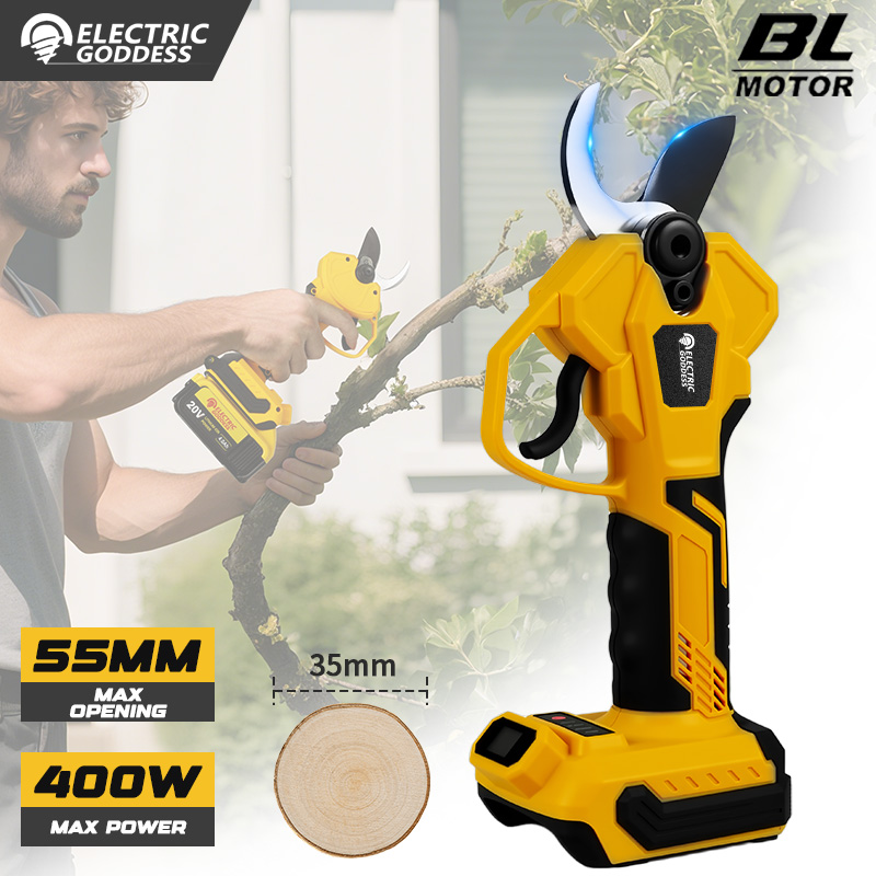Brushless 55mm Electric Prunin - Pruning Shears ulasan dan harga