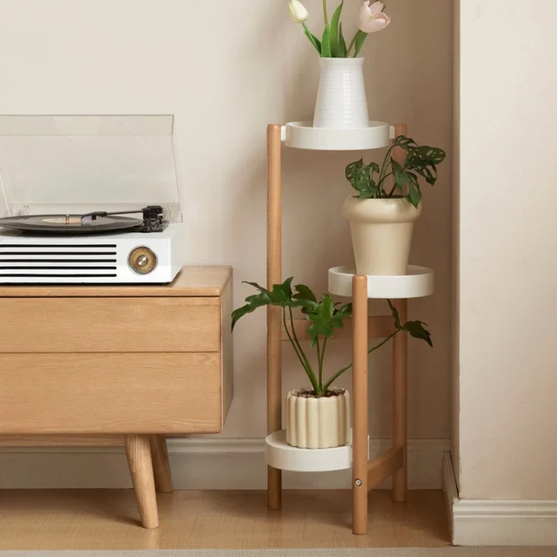 Solid Wood Tiered Plant Stand  - Indoor Herb Garden ulasan dan harga