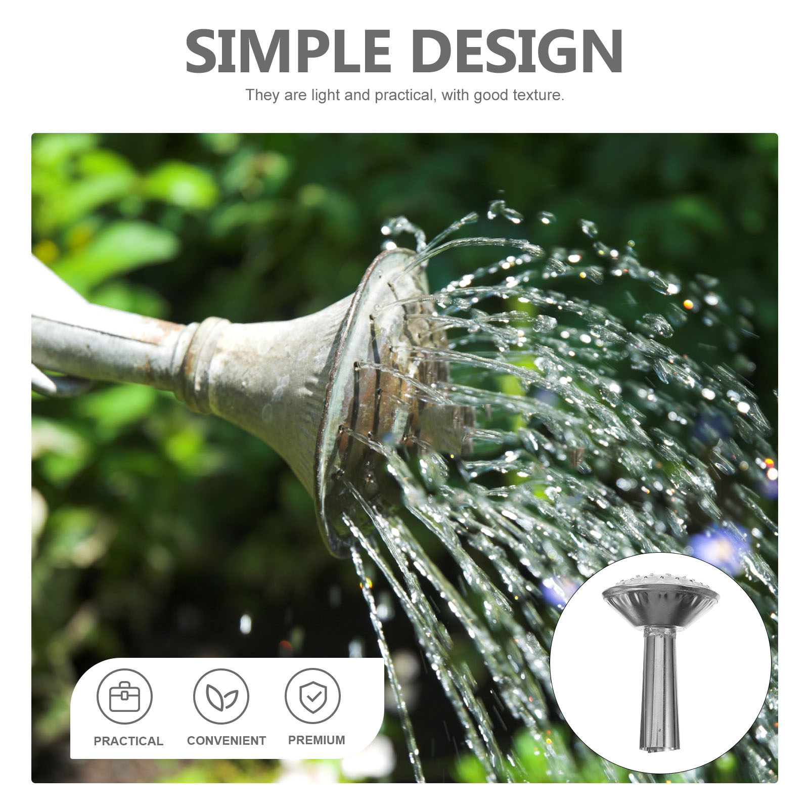 Stainless Steel Watering Can S - Watering Can ulasan dan harga