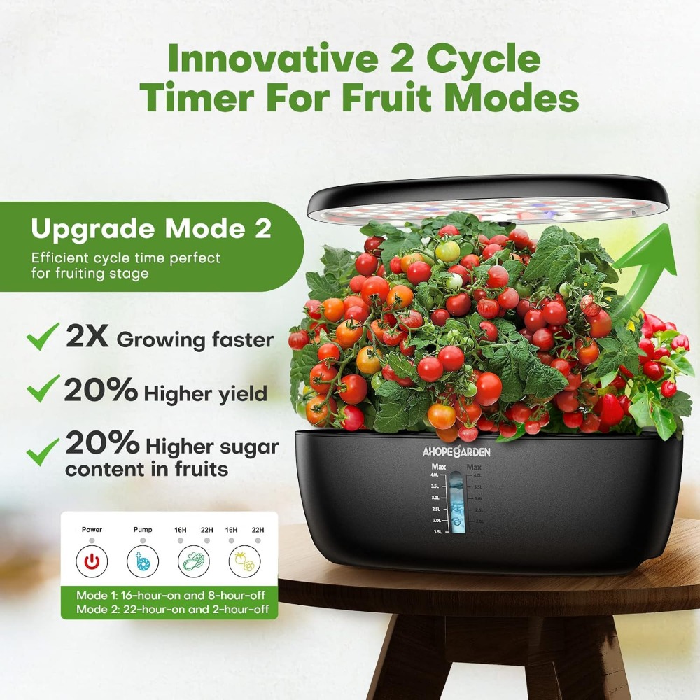 12 Pod Hydroponic Garden with  - Hydroponic Kit ulasan dan harga