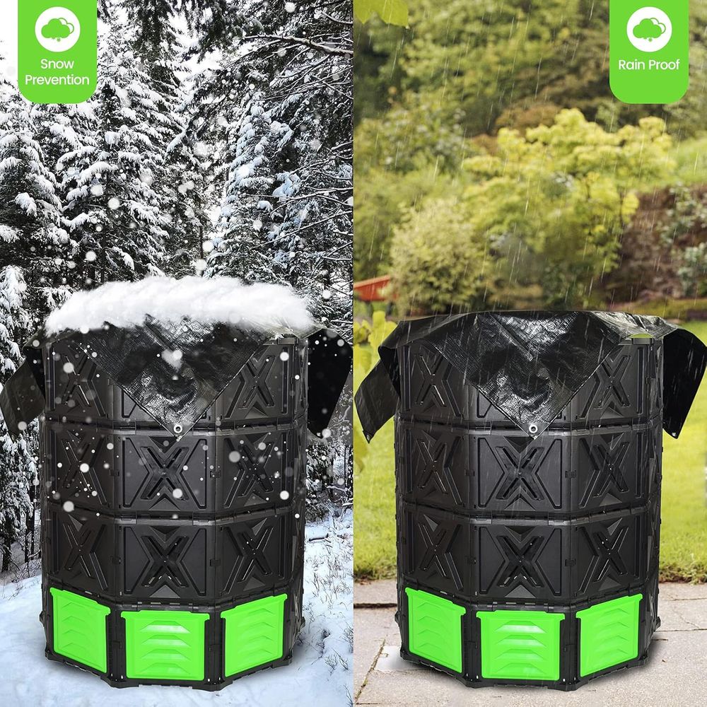 XXL Large Compost Bin Outdoor- - Compost Bin ulasan dan harga