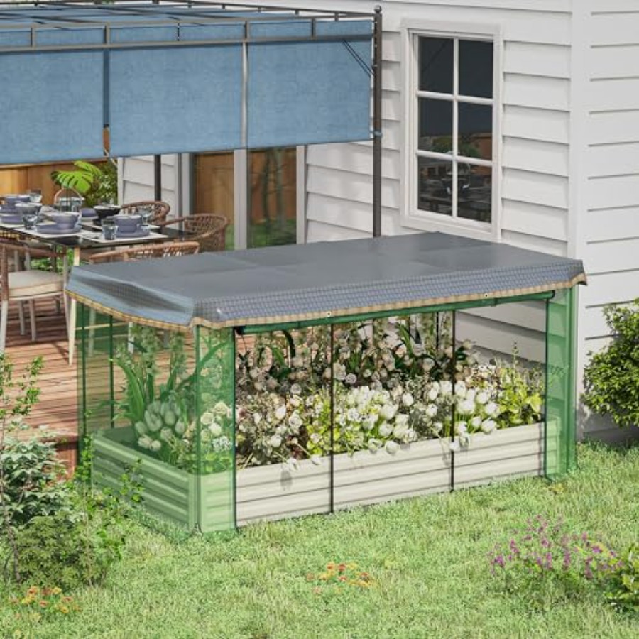7.3 x 3.4 x 1 ft Galvanized Ra - Raised Garden Bed ulasan dan harga