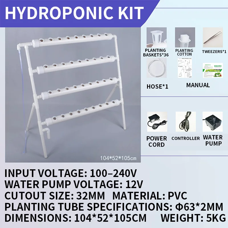 Soilless Growing System Kit, P - Hydroponic Kit ulasan dan harga