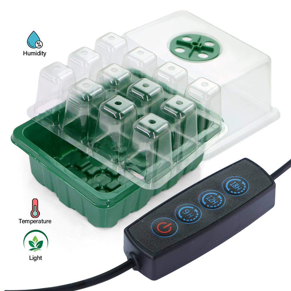 LED Nursery Pots with Grow Lig - Seed Starter Tray ulasan dan harga