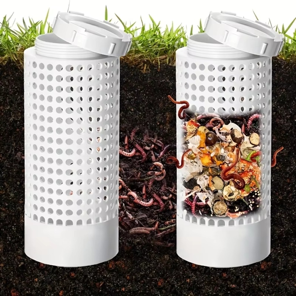 1pc Space-Saving PVC Earthworm - Compost Bin ulasan dan harga
