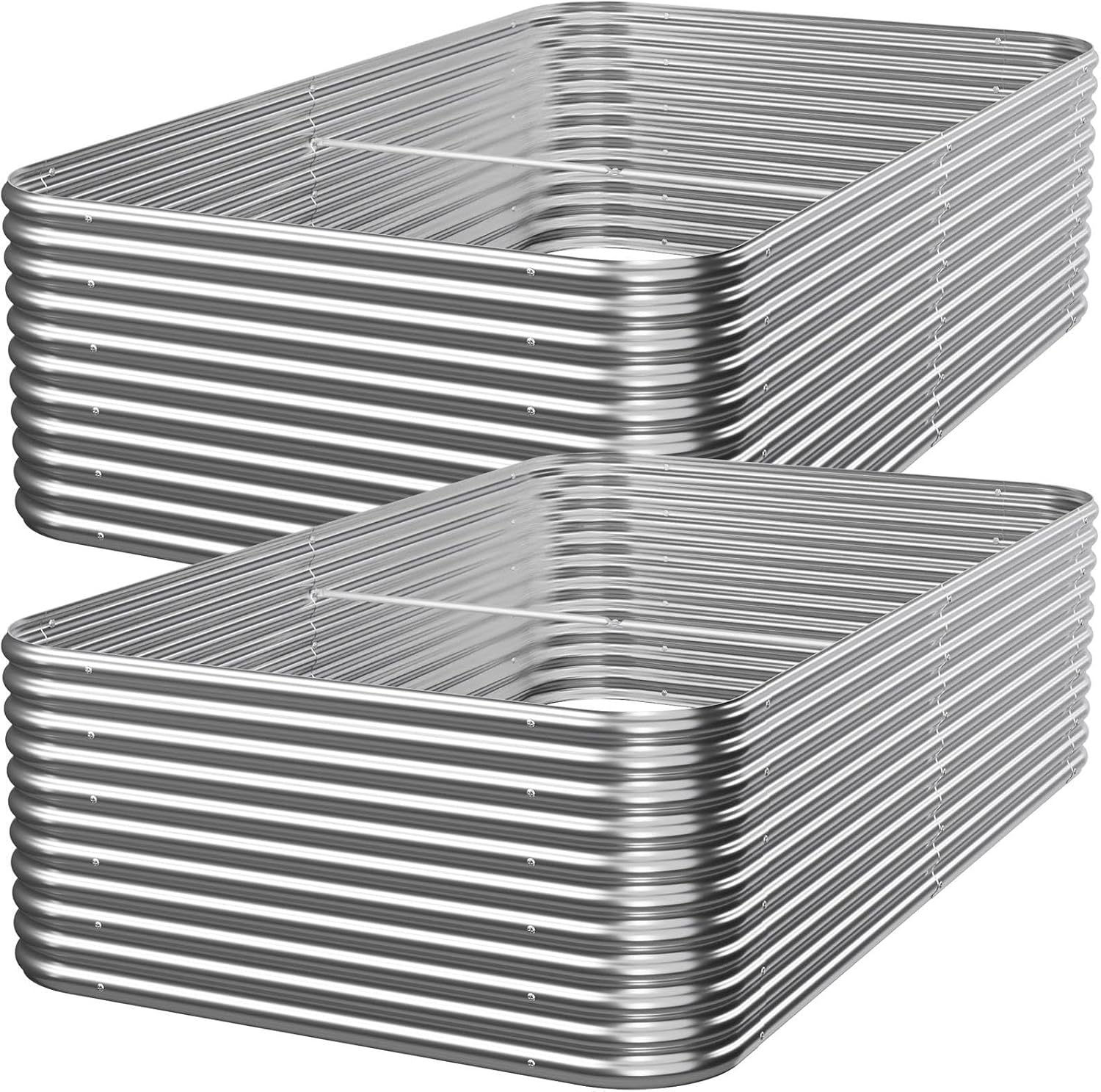 Outdoor Gardening with 2 PCS 8 - Raised Garden Bed ulasan dan harga
