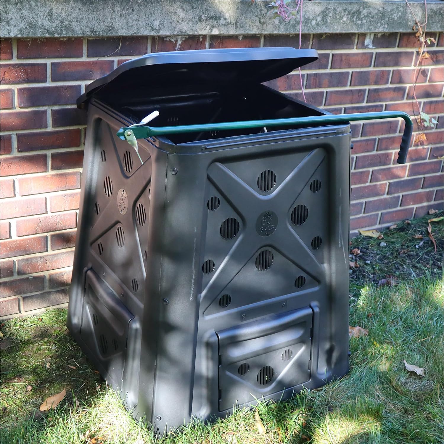 Redmon Outdoor Compost Bin wit - Compost Bin ulasan dan harga
