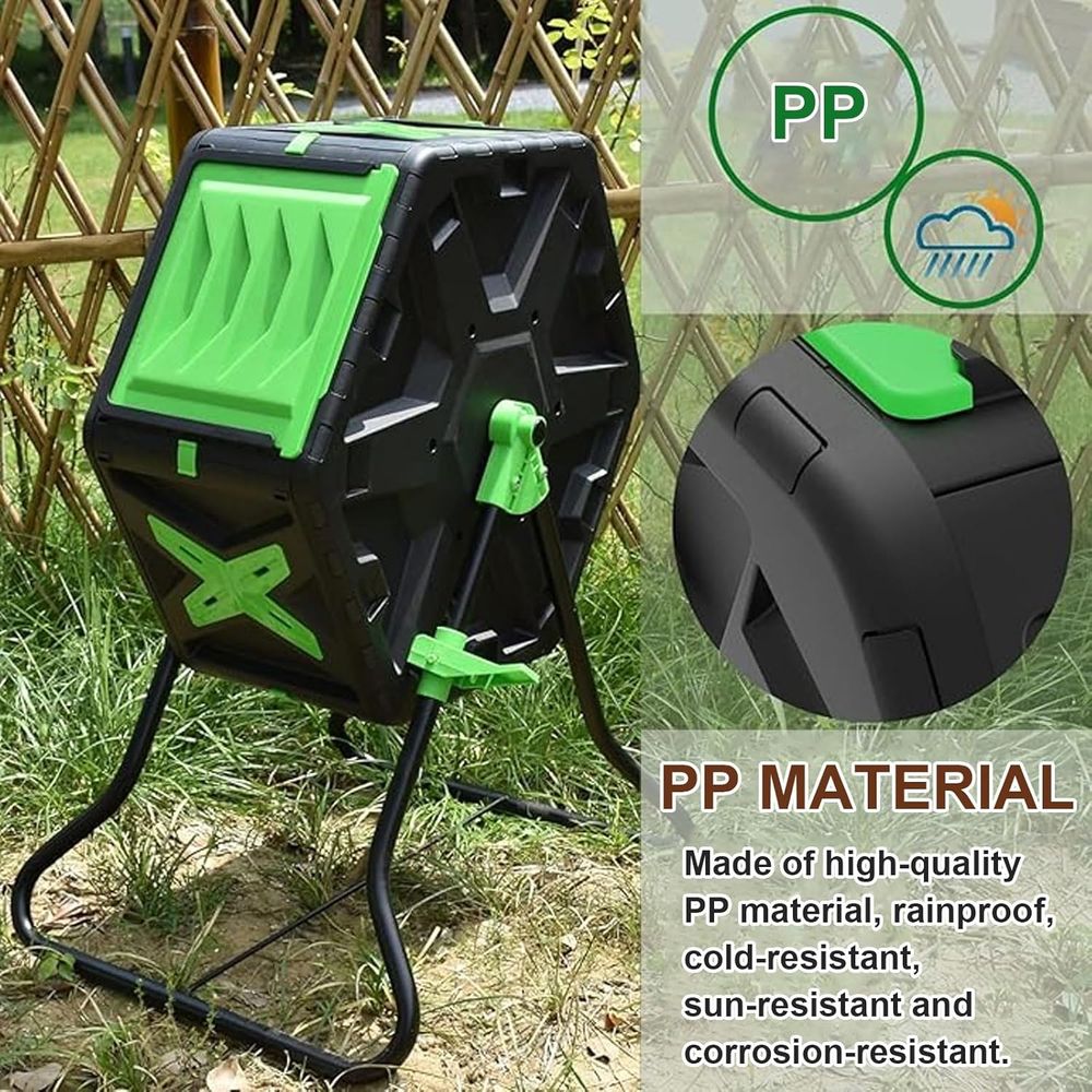 Composter Tumbler Outdoor, Gar - Compost Bin ulasan dan harga