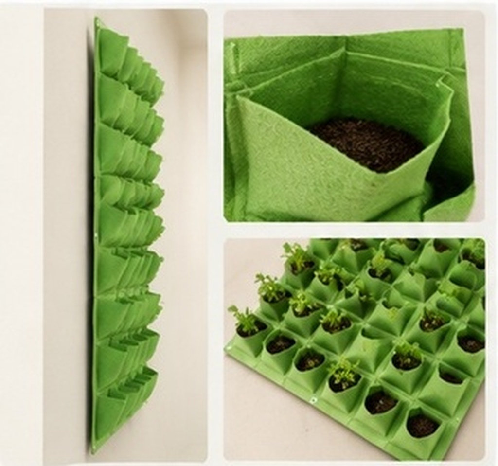 64 Pockets Wall Mounted Planti - Vertical Planter ulasan dan harga