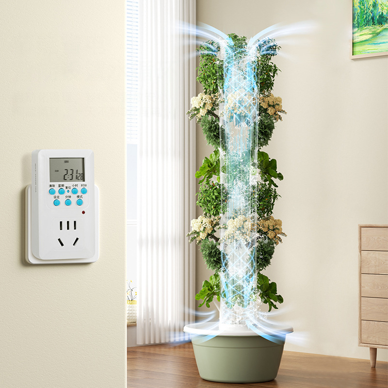 With Led Grow Light Space Tree - Vertical Planter ulasan dan harga