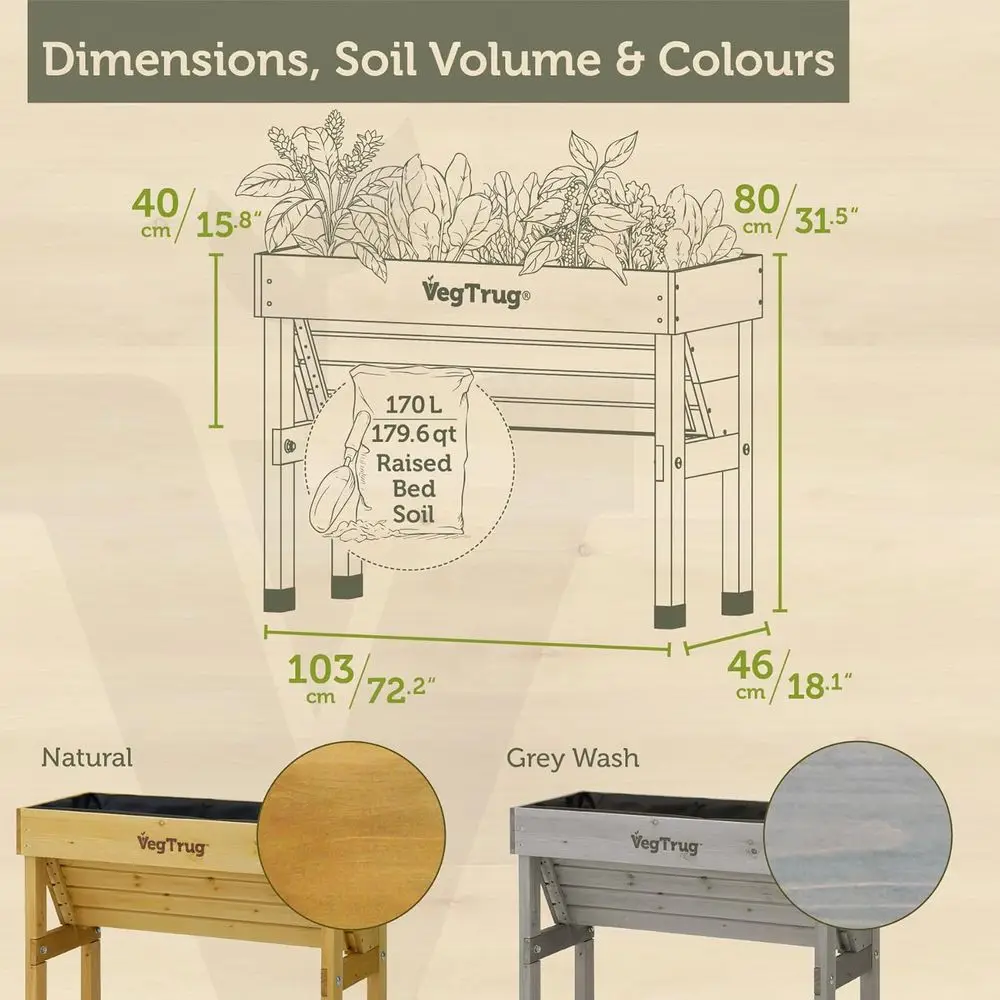 Natural Small 1m Wall-Mounted  - Vertical Planter ulasan dan harga