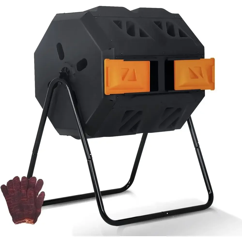 Dual Chamber 43 Gallon Rotatin - Compost Bin ulasan dan harga