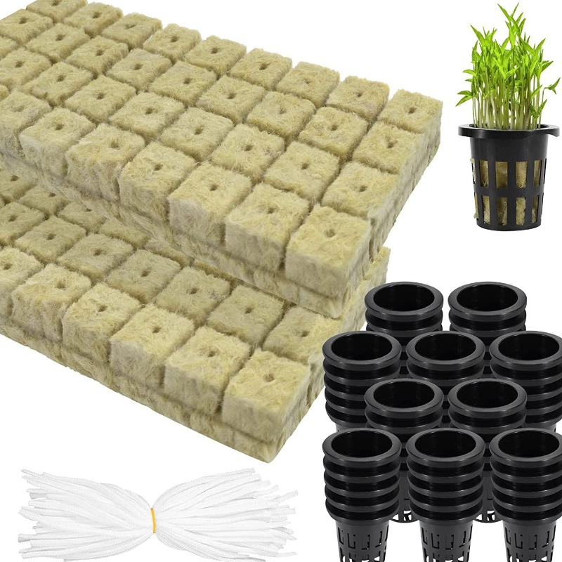 72-Pack Hydroponic Rockwool Cu - Hydroponic Kit ulasan dan harga