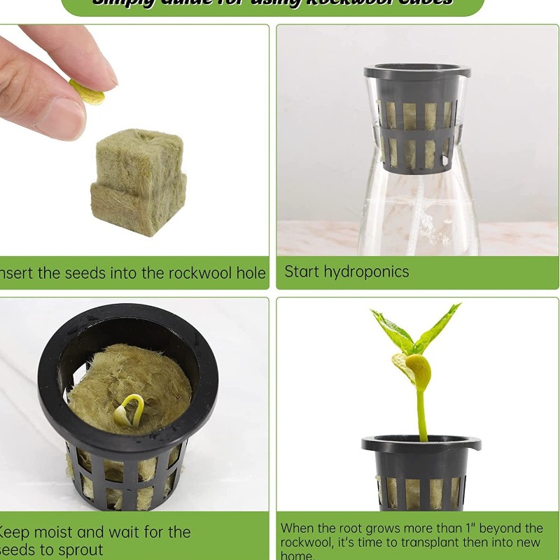 72-Pack Hydroponic Rockwool Cu - Hydroponic Kit ulasan dan harga