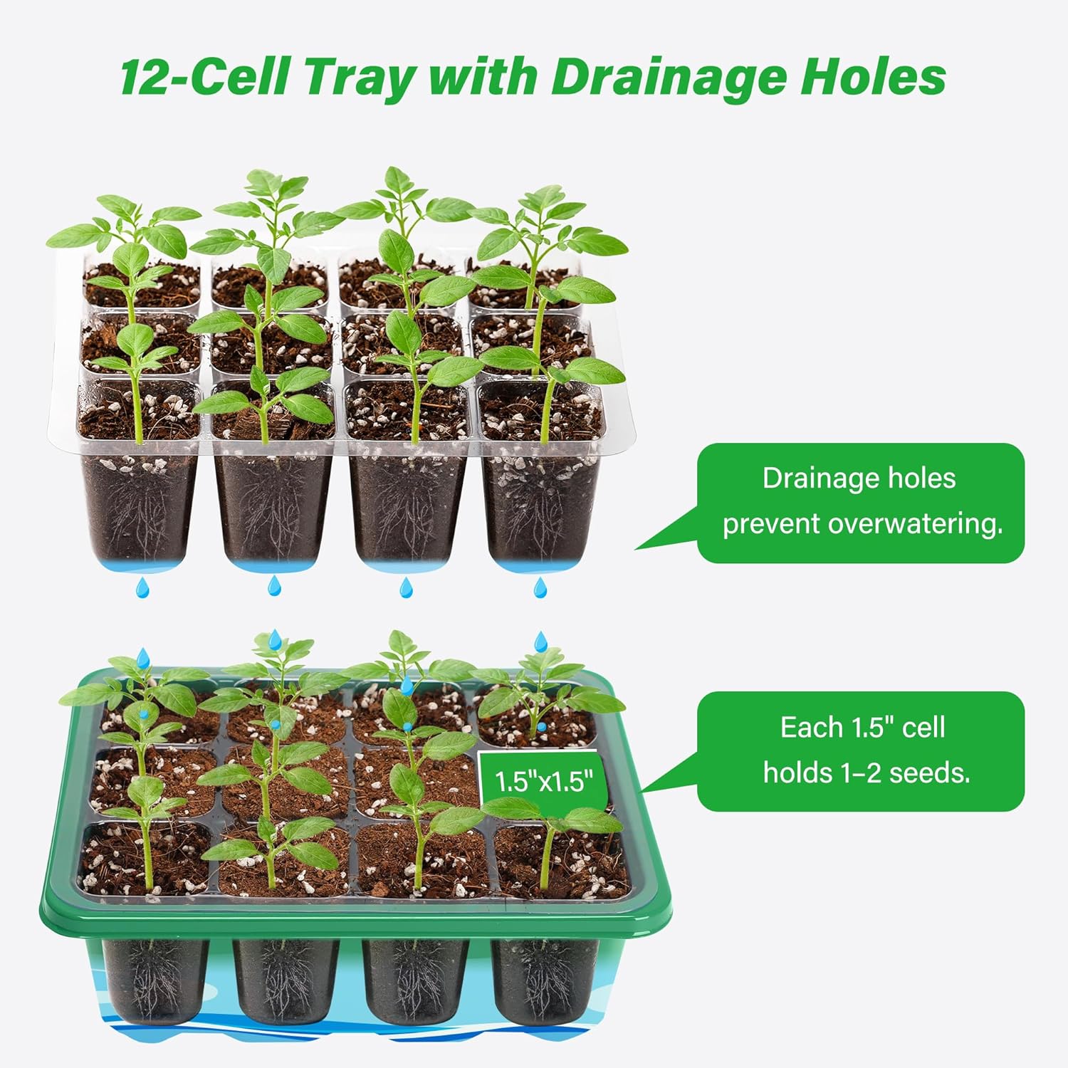 Growing Starting Nursery Trays - Seed Starter Tray ulasan dan harga